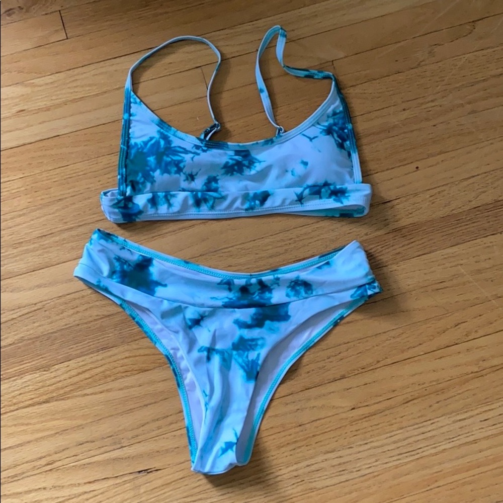 Shein Marbled Bikini NWOT